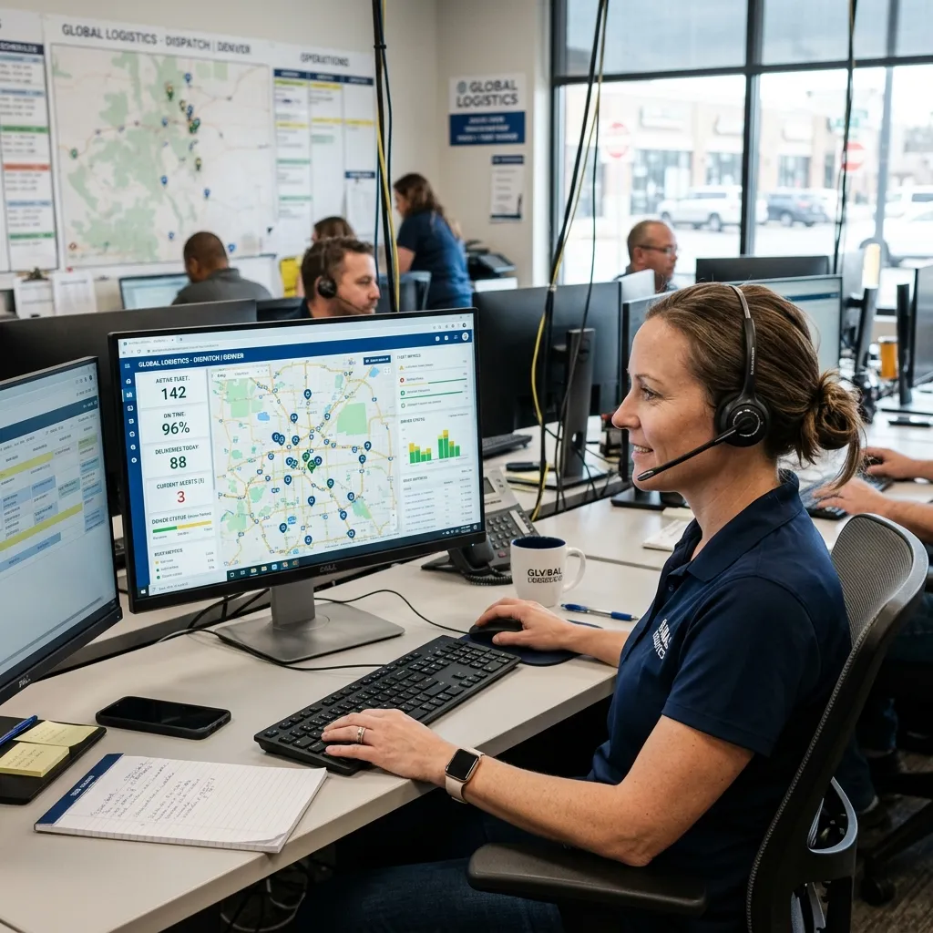 Fleet management web app for a US operator
